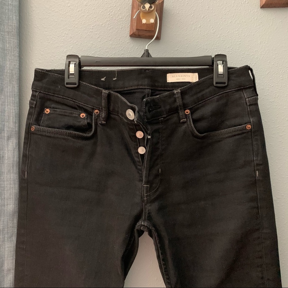 ALLSAINTS Rex men’s black jeans